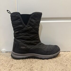 Keen Dry Boots Womens Size 10 Waterproof Quilted Winter Snow Insulated Warm